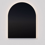 Starlight Arched Tunable Touchless Mirror - Black / Mirror