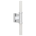 Monet Wall Sconce - Polished Chrome / Clear