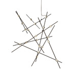 Constellation Aquila Pendant - Espresso Black / Clear