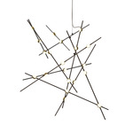 Constellation Aquila Pendant - Espresso Black / White