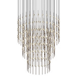 Constellation Centaurus Pyramid Chandelier - Espresso Black / Clear