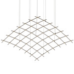 Constellation Aquarius Pendant - Espresso Black / Clear