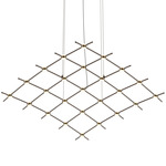 Constellation Aquarius Pendant - Espresso Black / White