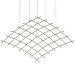 Constellation Aquarius Pendant - Espresso Black / White