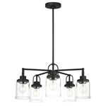 Anders Chandelier - Midnight Black / Clear