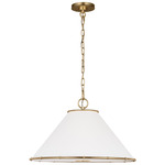 Aldric Pendant - Gild / White Linen