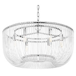 Pierce Pendant - Polished Nickel / Clear