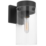 Garrett Wall Sconce - Aged Iron / Clear