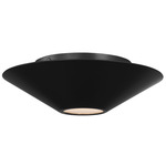 Echo Ceiling Flush / Wall Sconce - Midnight Black / Clear