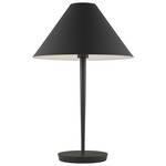 Contra Table Lamp - Matte Charcoal Black