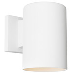 Outdoor Cylinder Wall Light - Textured White