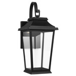 Warren Dark Sky Outdoor Wall Light - Textured Black / Clear