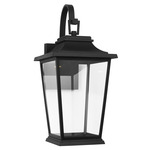 Warren Dark Sky Outdoor Wall Light - Textured Black / Clear
