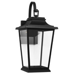 Warren Dark Sky Outdoor Wall Light - Textured Black / Clear