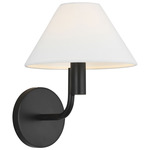 Colfax Wall Sconce - Aged Iron / White Linen