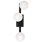 Altair Wall Sconce - Aged Iron / Milk