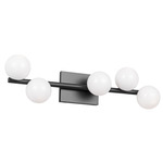 Altair Bathroom Vanity Light - Aged Iron / Milk