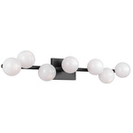 Altair Bathroom Vanity Light - Aged Iron / Milk