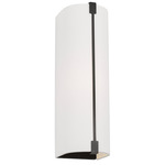 Bergen Wall Sconce - Aged Iron / White Linen