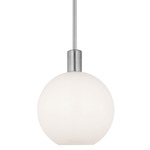 Colewood Pendant - Brushed Nickel / Milk