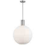 Colewood Pendant - Brushed Nickel / Milk