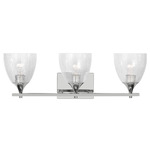 Toffino Bathroom Vanity Light - Chrome / Clear Crackle