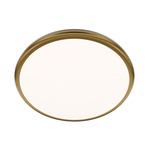Parthenon Color-Select Wall / Ceiling Light - Aged Brass / White