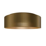 Grille Color-Select Wall / Ceiling Light - Aged Brass / White