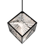 Dyce Pendant - Black / Clear