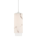 Aragon Color-Select Pendant - White / Faux Alabaster