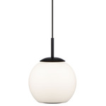 Close Encounters Pendant with Integrated Dimmer - Black / White