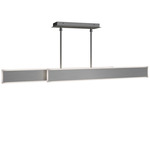 Bastone Color-Select Linear Pendant - Brushed Nickel / White