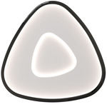 Mandala Color-Select Wall / Ceiling Light - Black Chrome / White
