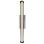 Boulevard Color-Select Bathroom Vanity Light - Brushed Nickel / White