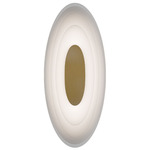 Orbix Color-Select Wall Sconce - Aged Brass / White