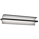 Shard Color-Select Bathroom Vanity Light - Black / White