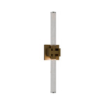 Ripple Color-Select Bathroom Vanity Light - Aged Brass / White