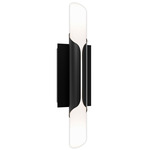 Wrappe Color-Select Wall Sconce - Black / Clear