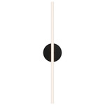 Lanky Color-Select Bathroom Vanity Light - Black / White
