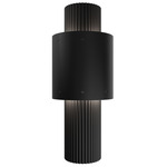 Piston Color-Select Outdoor Wall Light - Black