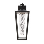 Manchester Color-Select Outdoor Wall Light - Black / Clear
