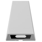 Trapezoid Deck Light 12V - White on Aluminum