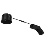 Aether 2 Inch 15W Shallow Airtight Non-IC Remodel Housing - Black
