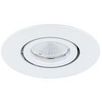 Ocularc 2IN Round Color-Select Adjustable Trim with Housing - White