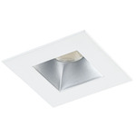 Ocularc 2IN Square Color-Select Downlight Trim with Housing - White / Haze Reflector