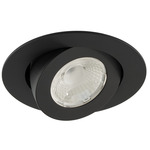 Ocularc 3IN Round Warm Dim Adjustable Trim with Housing - Black