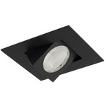 Ocularc 3IN Square Warm Dim Adjustable Trim with Housing - Black