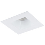 Ocularc 3IN Square Warm Dim Downlight Trim with Housing - White