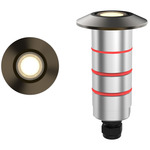 Round 1 Inch Recessed Inground Indicator Light 24V - Bronze Stainless Steel