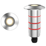 Round 1 Inch Recessed Inground Indicator Light 24V - Stainless Steel